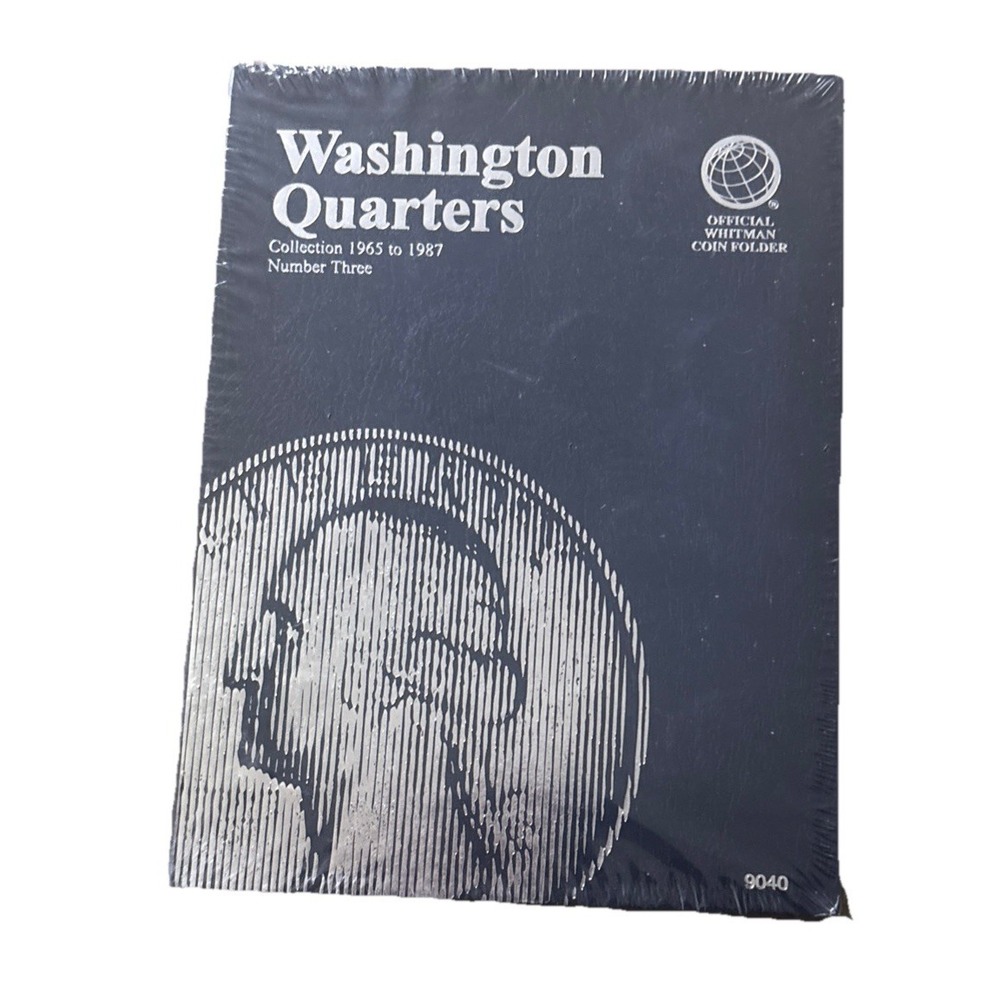 Washington Quarters #3: 1965-1987 Official Whitman Coin Folder Pack Of 6 New